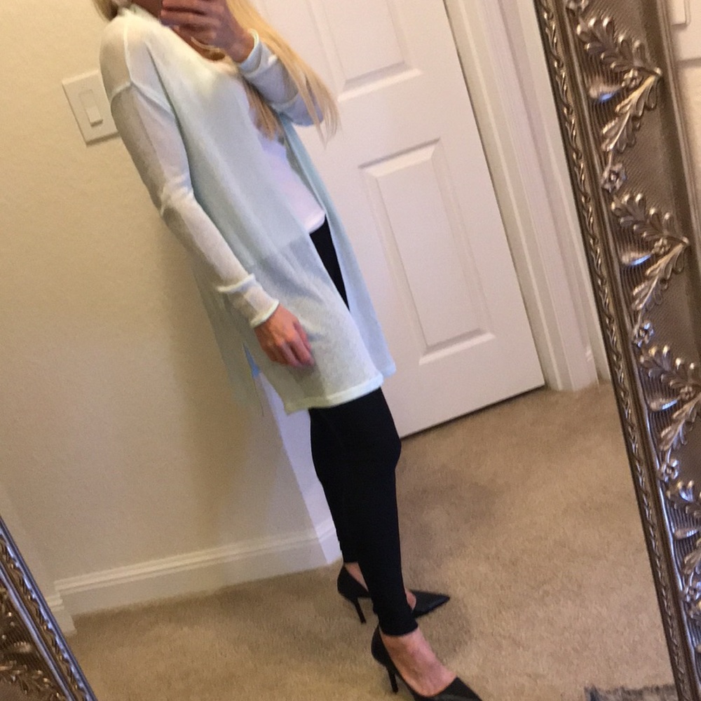 Mint green cardigan H&M size S